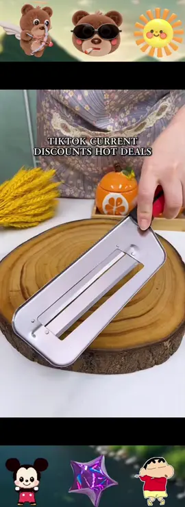 Stainless steel double-edged paring knife cabbage shredding multifunctional cabbage shredding knife paring knife slicing knife #goodiesrecommended🔥 #kitchenmust-have artifacts #chopper #paring knife #tiktokshopspringglowup #spotlightfinds