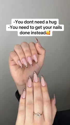 Your nail artist will hug you better🙈 #trend#fypシ゚ 