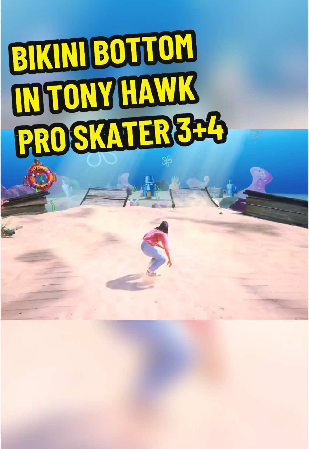 Spongebob will be in Tony Hawk pro skater 3+4! Has me even more excited to play it