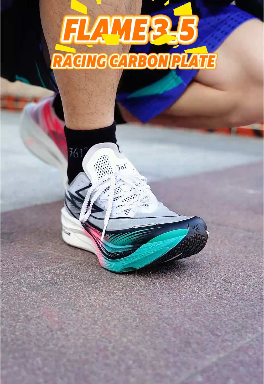 Flame 3.5💖#runningshoes #361degrees #runwith361 #hotsellingitem🔥🔥 #carbonplateshoes #marathonrunner #flame3.5