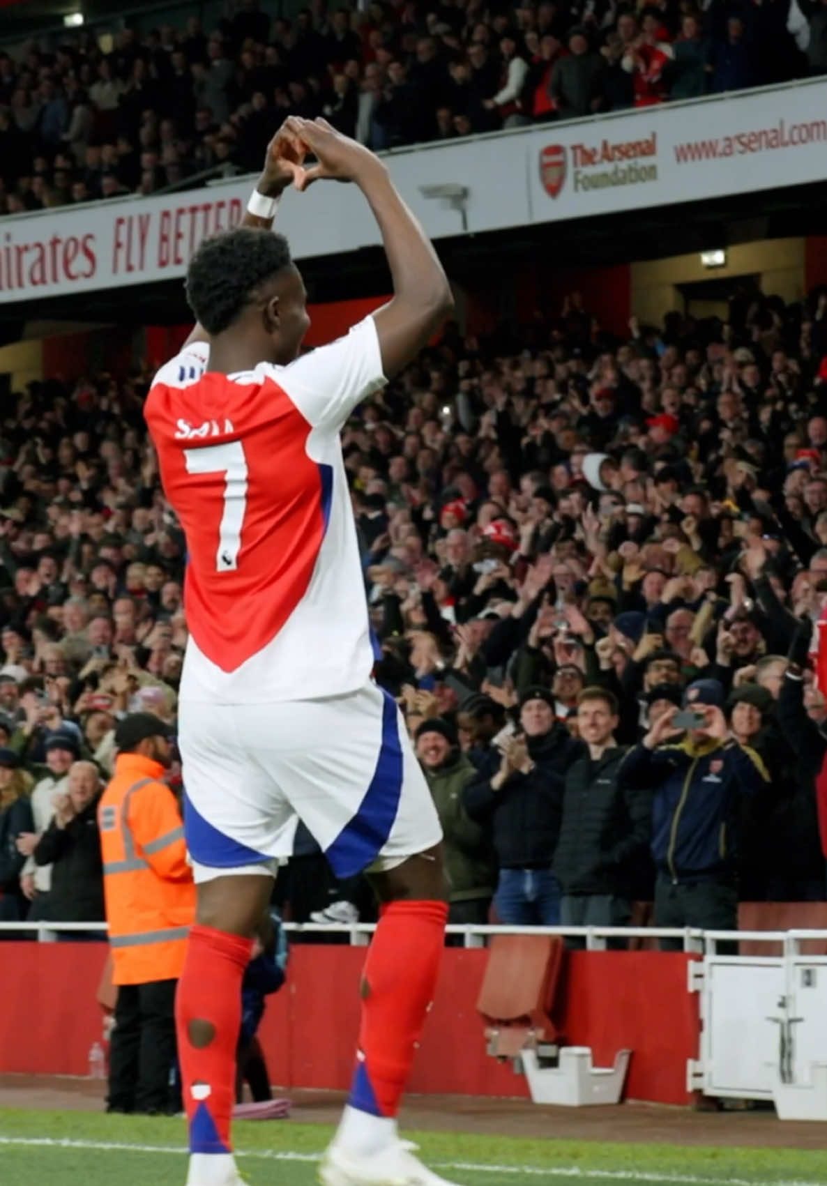 Worth the wait. #afc #arsenal #PremierLeague #bukayosaka 