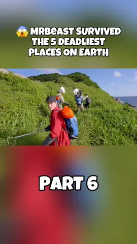 MRBeast survives the 5 scariest places on earth😱    PART 6 #mrbeast6000 #mrbeastchallenge #beastgames #beast #island #survive #trend #viral #youtube #mrbeast 