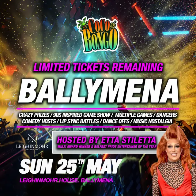 The Sellout show returns! Sunday 25th May Bank holiday weekend 🥂🤩 Due to tickets selling out so fast for our first event get yours now to avoid disappointment #LetsGoBongoment! #LetsGoBongo  Tickets - cocobongoni.com #fyp #fypageシ #foryoupage❤️❤️ #girls #girlsnightout #cocobongo #ballymena #doechii #anxiety 