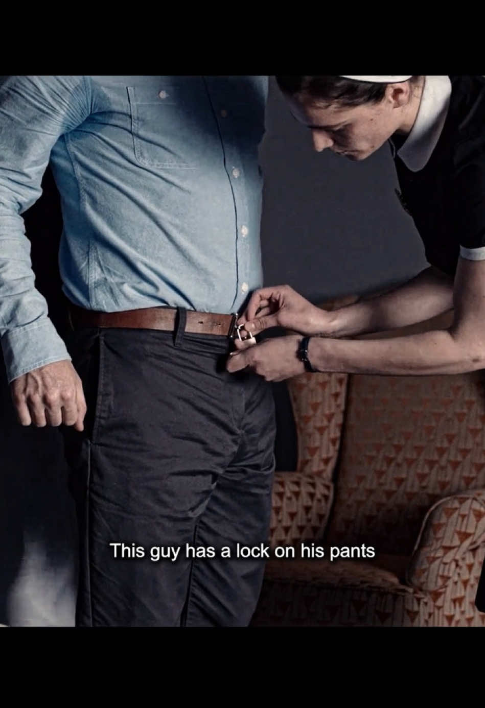 This guy has a lock on his 👖 | part 1 #viral #foyou #usmovies 