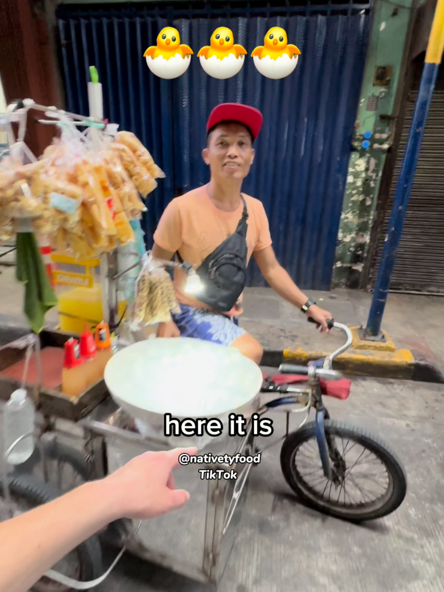 $0.50 balut 🐣 #streetfood #food #usa #foodreview