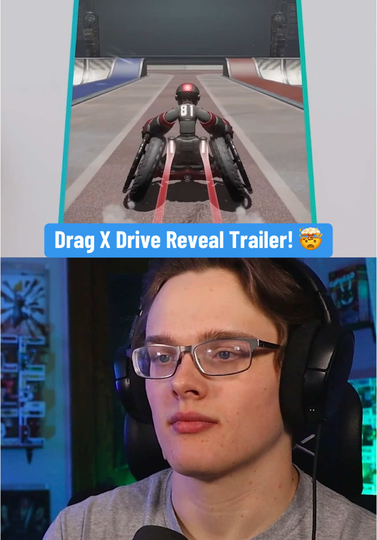 Drag X Drive Reveal Trailer! 🤯 #dragxdrive #nintendodirect #nintendoswitch2 #nintendo #dravenreacts #reaction #react 