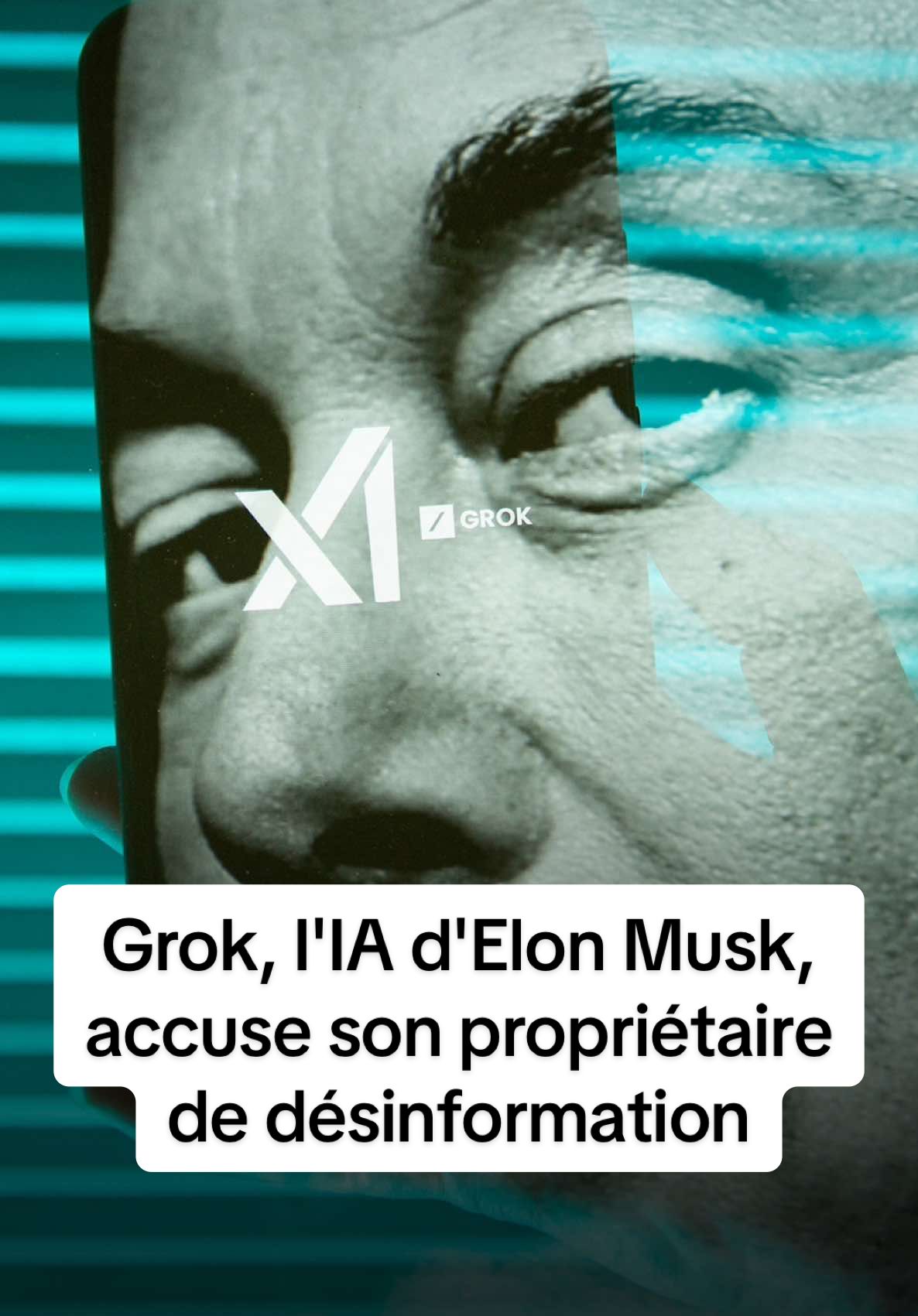 Grok, l'assistant IA du réseau social X, affirme que son créateur, Elon Musk, propage des fausses informations. franceinfo a fait le test et lui a posé quelques questions pour vérifier. #sinformersurtiktok 
