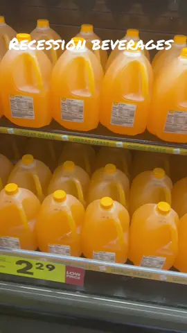 I’m telling you. These jugs of “juice” are recession beverages or America is being liquidated liquids. When you see these come out hard times are afoot. 