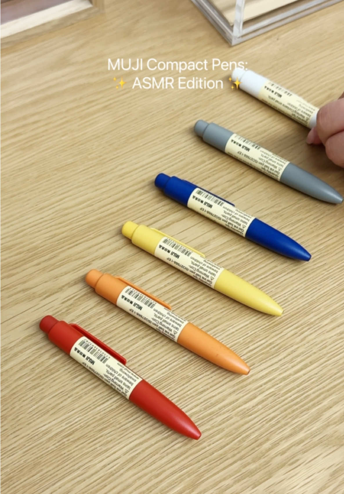 Sound up for some satisfying ASMR 🎧 Find our Compact Pens in stores and online. #MUJI #MUJIUSA