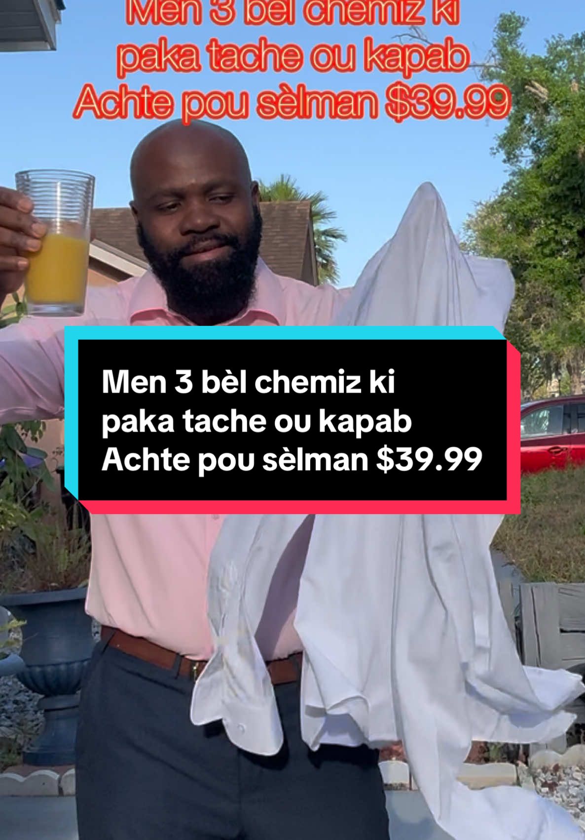 Men 3 bèl chemiz ki paka tache ou kapab Achte pou sèlman $39.99 #menfashion #menstyle #longsleeve #buyit 