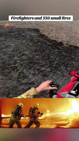 Firefighters and 350 small fires#fireman #viral #fyp #emergencyreport #training #firedepartment #crazy 