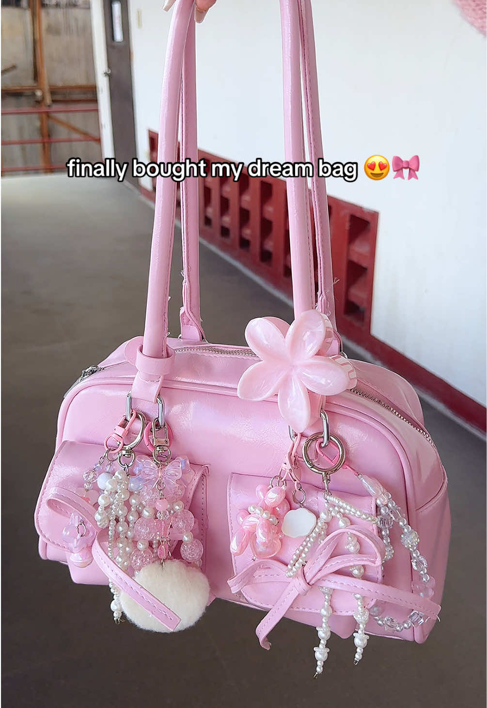 Im in loveeee 😍😍😍 #pinkbag #pink #pinkobssessed #ilovepink 