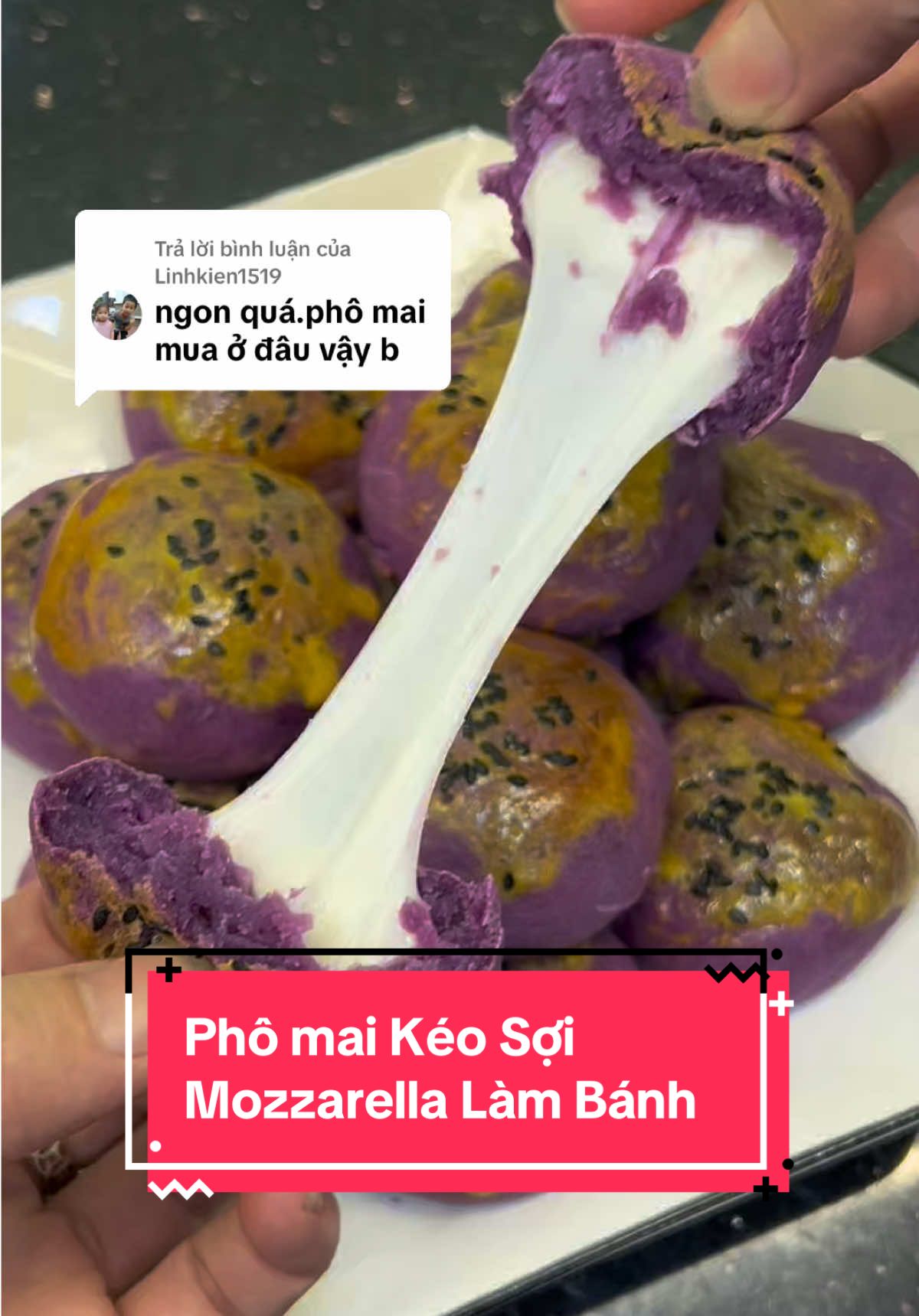 Trả lời @Linhkien1519 M mua ở Đây Nha . Phô mai kéo Sợi Mozzarella Thơm Ngon Lắm.Bé Nào Cũng Thích #lethanhnhan92 #LearnOnTikTok #xuhuongtiktok #viral #nauancungtiktok #reviewanngon #phomai #mozzarella #phomaikeosoi #phomaimozzarella #banh #bánhkhoailangphômai #banhkhoailang #bánh 