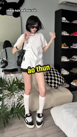 bạn nào tìm áo đơn giản mà mát thì đây là chân ái rồi nhé #ngthitien #reviewlamdep #goclamdep #aothun #BOOSTORE 