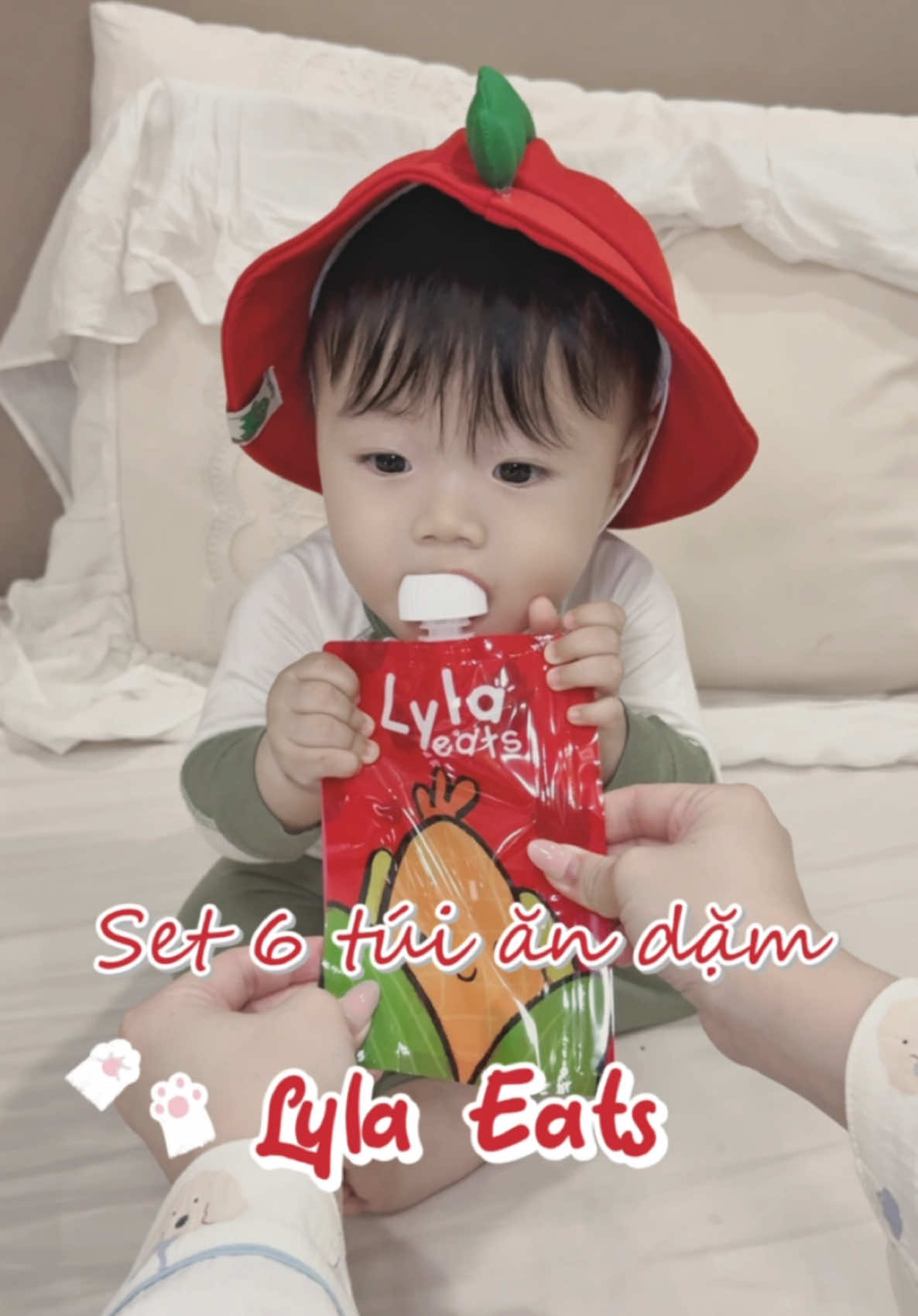 Ai bảo cái mũ xinh xỉu làm tui sắm lun set này 😝 #embedinosayhi #lylaeats #tuiandamchobe #andam #andamcungbe #beyeutiktok 