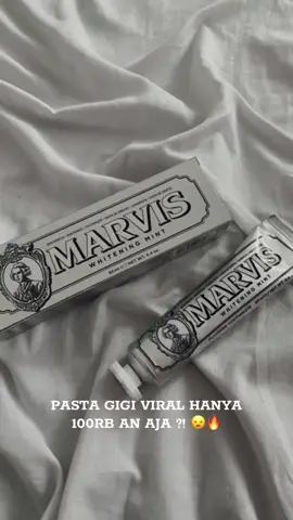 #fypage #viraltiktok #berandatiktok #berandafyp #pastagigi #pastagigipemutih #whitening #pemutihgigi #marvis #marvistoothpaste #toothpaste #barangviral #pemutih #glowing #bodycare #marvisvietnam 