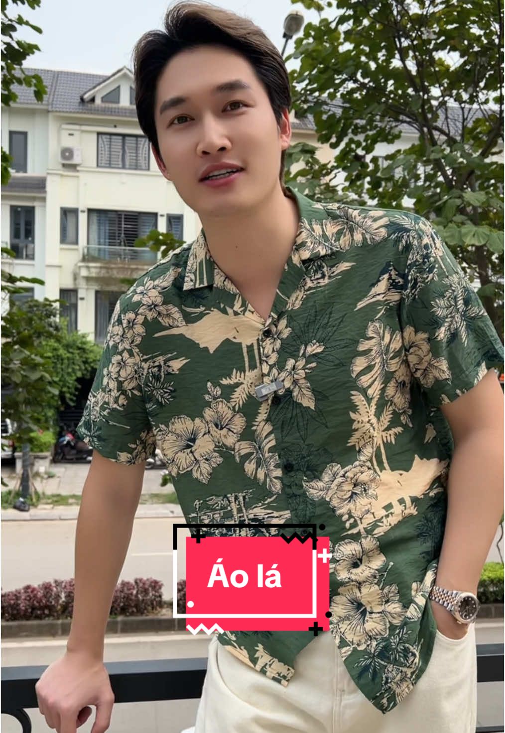Màu mát mẻ #xuhuong #tikhub #thoitrangnam #aohoatiet #aonam 