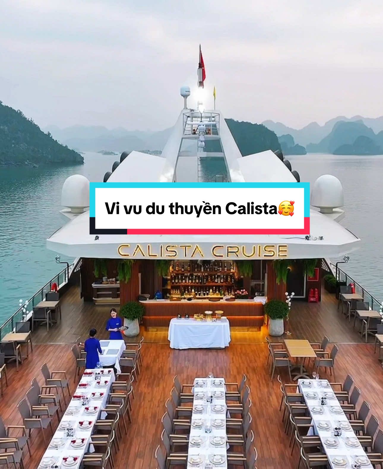 Trải nghiệm quá tuyệt vời trên Calista Cruise😍😍. #trending #xuhuong #calista #halong #14quangninh #xuhuongtiktok #dulich #halongbay #duthuyen #cruise #vietnamtoiyeu 