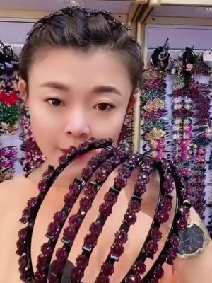 Kẹp Tóc, Thiết Kế Hoa Mận, Kẹp Tóc Mái Cố Định, Kẹp Tóc Trên, Tóc Cuộn, Phụ Kiện Tóc tết