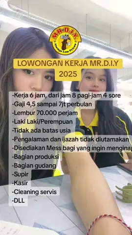 Cara pendaftaran klik link di bio profil #mrdiy #4u #infoloker #pegawai #fyp #lowongankerja #2025 