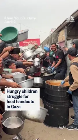 Children in #Gaza struggle for food amid growing starvation fears. #Israel has not allowed aid to cross into the Palestinian enclave for over a month, the longest since the war began.