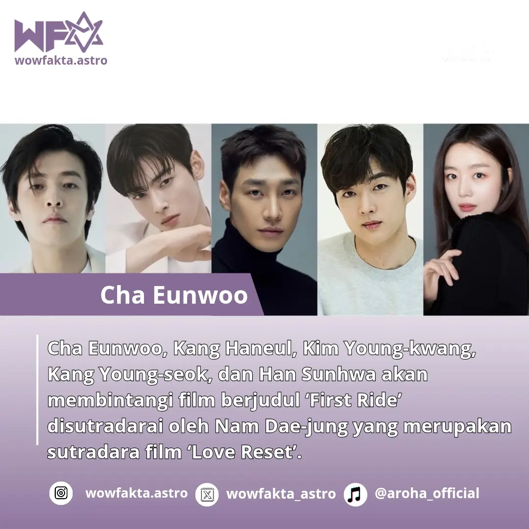 Film tersebut juga sudah mulai syuting bulan lalu.  Cr: Kdramasdiary  #MJ #Jinjin #chaeunwoo #Moonbin #rocky #YoonSanha #kimmyungjun #parkjinwoo #leedongmin #binnie #parkminhyuk #ddana #wowfaktaastro #faktaastro #ASTRO #AstroIndonesia #KPOP #Fantagio #faktakpop #아스트로 #아로하 #차은우 #문빈 #진진 #라키 #MJ #산하 #AstroIndonesia #astrofact 
