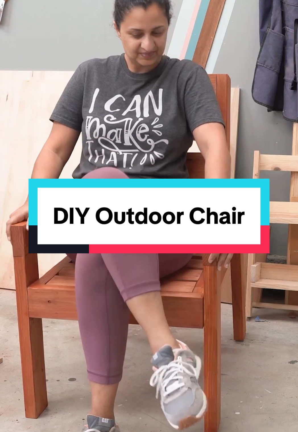 😎 Get ready to relax. Build your own chair! 🪑 It’s outdoor season, and this DIY chair is calling your name. Made entirely with 2x4s, it’s easier to build than you think—just a few cuts, some dowel joints, and a couple pocket holes. That’s it!  #diyoutdoorproject #diychair #woodworkingplans #woodworkingproject #diywoodworking #beginnerwoodworkingprojects 