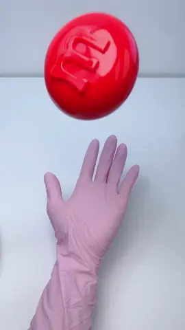 SQUISHY ASMR 🔮🔮Red MM #asmr #satisfying