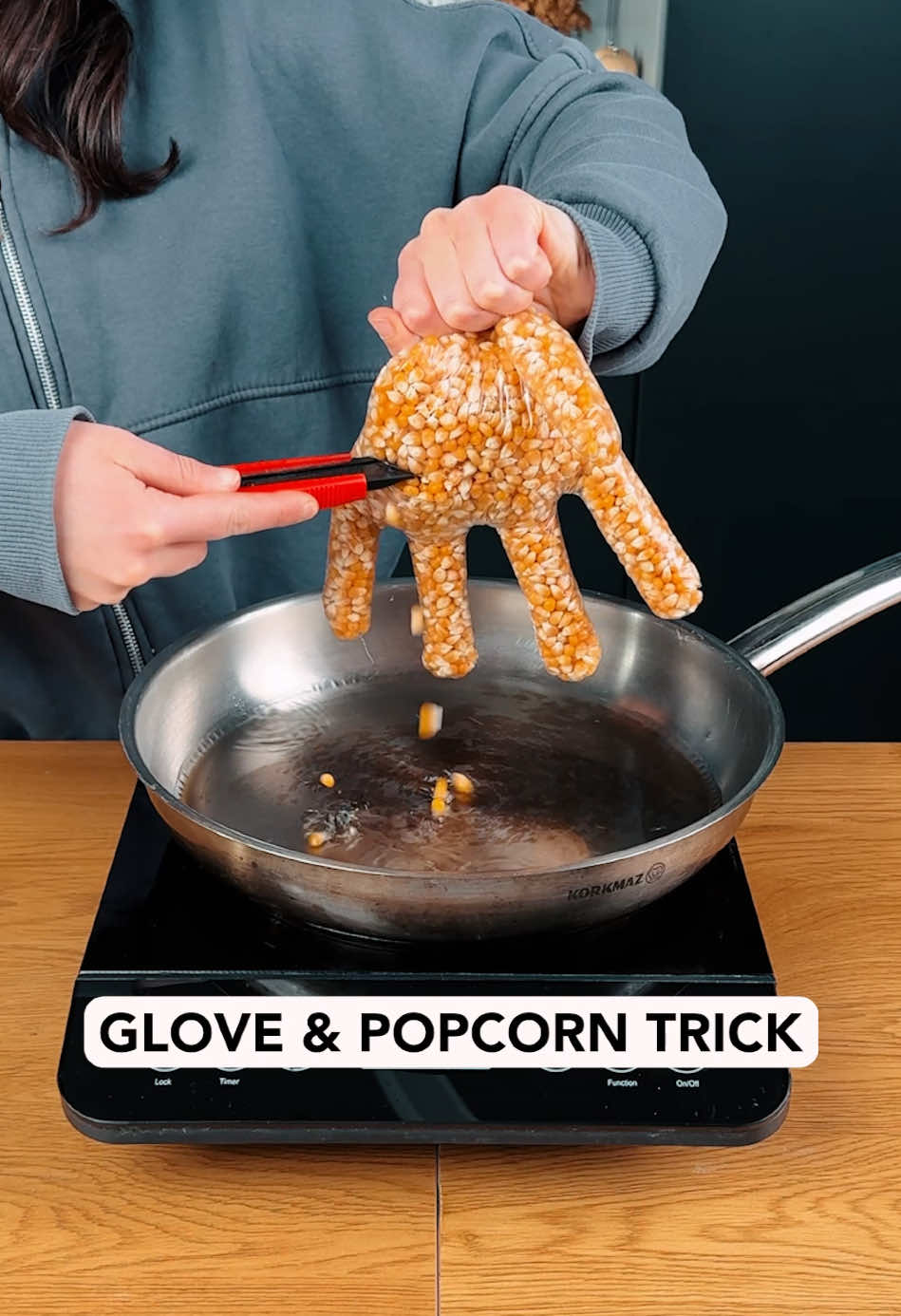You’ll never pop corn the same way again 🍿🧤 