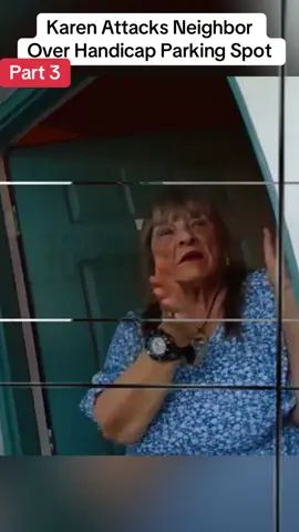 Karen Attacks Neighbor Over Handicap Parking Spot, part 3 #police #policeofficer #overeacting #karensgoingwild 