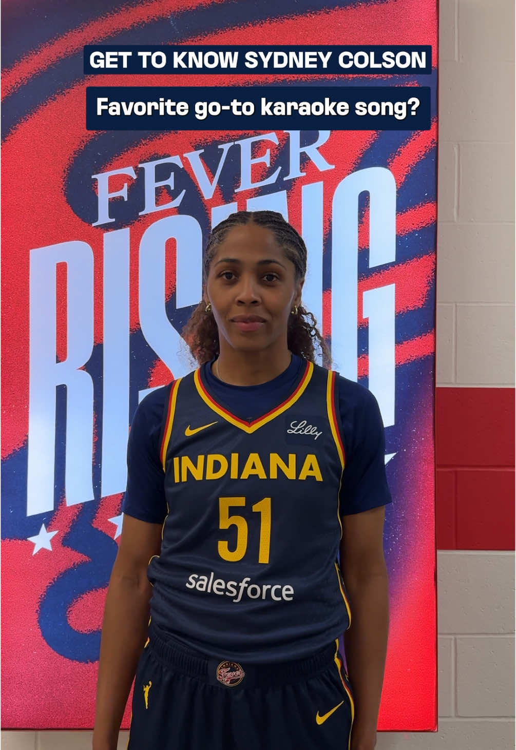 get to know @sydcolson 🍝📚🦥 #gtk #indianafever #WNBA #basketball 