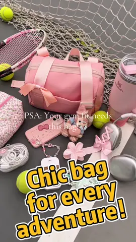 My go-to gym essential. Grab yours!!🎀🎀#gym #GymTok #gymbag #gymgirl #Fitness #workout #whatsinmybag #bagforwomen #spring #tiktokshopspringsale #springbreak #fypシ 