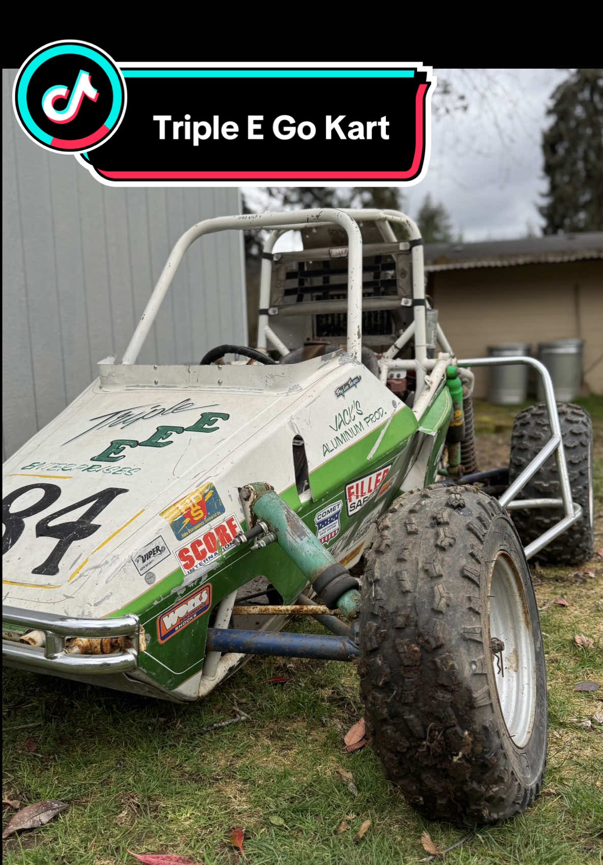 Triple E race car made in California. This is the coolest go kart we have owned to date! #hondaodyssey #gokart #crosskart 