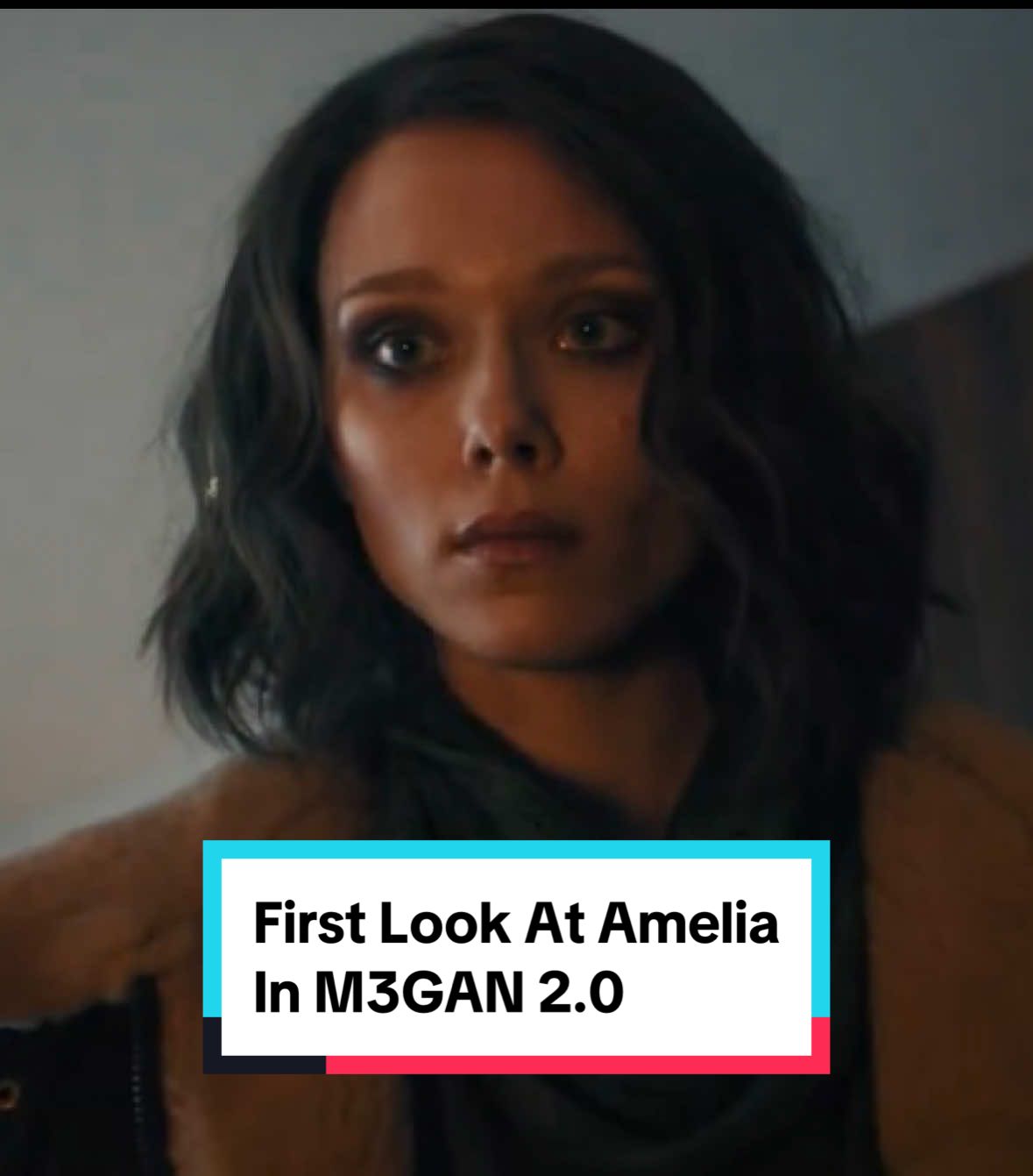First look at the evil robot Amelia in #M3GAN2. #rottentomatoes #movie #movietok #filmtok #film #firstlook #megan #horror #horrormovie #horrortok 