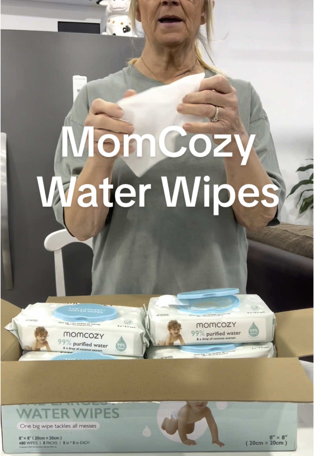 MomCozy Water Wipes. #momcozy #babywipes #baby #toddler 