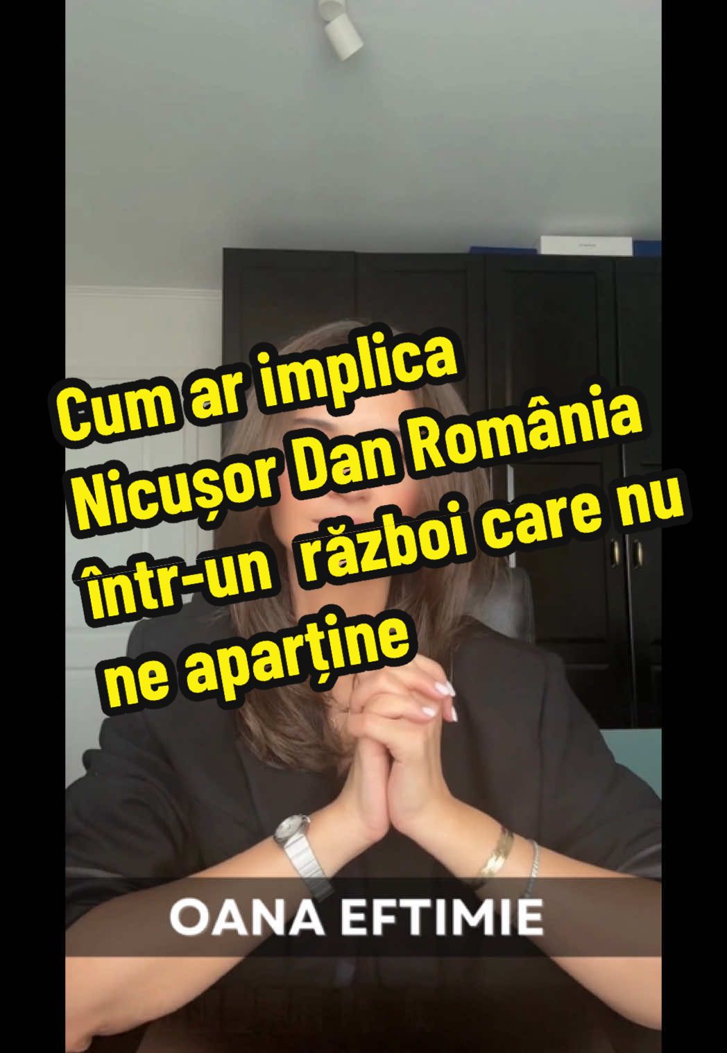 Cum ar implica Nicușor Dan România într-un  război care nu ne aparține #oanaeftimie  #romanialibera  #nicusordan 