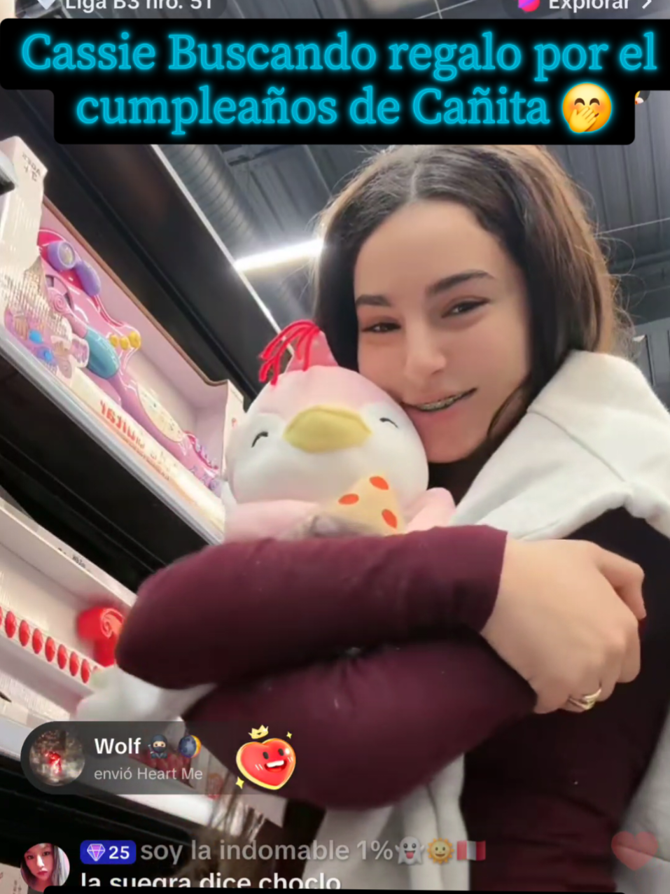 Cassie Buscando regalo para el cumpleaños de Cañita 🤭  Si mamá dice un Choclo 🌽🤭😁 #cañita #fyp #paratii #foryou #elcañita🌽 #teamchoclito🌽🌽 #cassie 