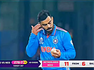 Mega Drama In cricket History.. Virat kholi Last Overs.. 6 balls 11 Runs To Win.. remember the name King 👑💪... Unbelievable bowling 😯... #billaeditz #billaeditz123 #viratkholi #bowling 