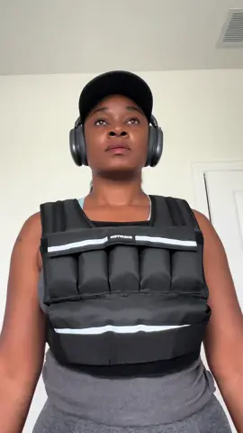 Added some razzle dazzle to my walks… #weightedvest #walk #10ksteps #Fitness #workout 