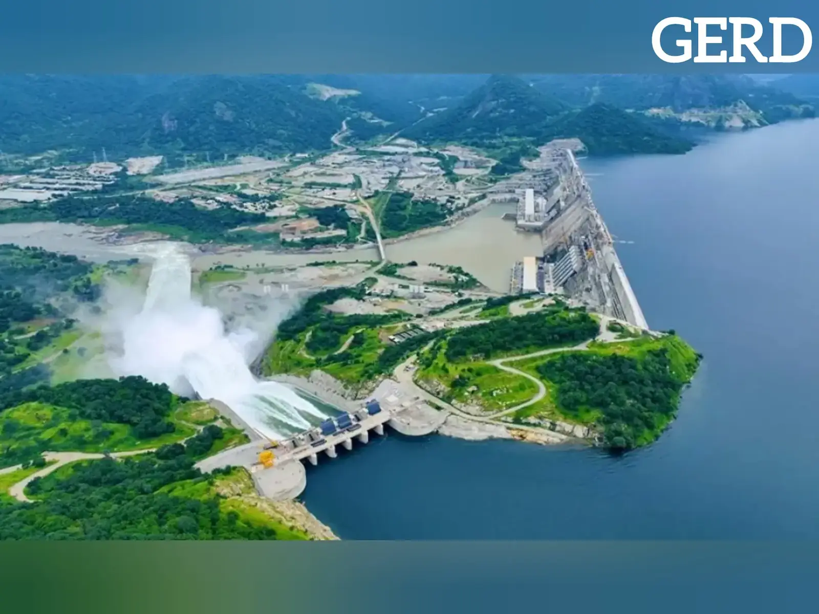 The Grand Ethiopian Renaissance Dam (GERD) is located approximately 700 km north west of the capital Addis Ababa, in the region of Benishangul - Gumaz along the Blue Nile. It's a major project whose construction required innovative solutions. The GERD is the largest dam in Africa: 1,800 m long, 175 m high and with a total volume of 10.4 million m³. It has a reservoir covering 1,875 square kilometres containing 74 billion cubic metres of water. The project involves the construction of a main dam in Roller Compacted Concrete (RCC), with two power stations installed at the foot of the dam. The power stations are positioned on the right and left banks of the river and comprise thirteen Francis turbines with a total installed power of 6,450 MW and estimated production of 15,700 GWh per year.  The project is completed by a 15,000 m3/s capacity concrete spillway and a rockfill saddle dam (5 km long, 50 m high and 15.3 million m3 in volume), both located on the left bank. Constructed between 2011 and 2024, the GERD is owned and operated by the Ethiopian Electric Power company. It was built primarily to power a growing Ethiopia's population and boost economic development, with the potential to also export electricity to neighboring countries.  #GERD #GrandEthiopianRenaissanceDam #largestdam #Ethiopia #africa #waterreservoir #powergeneration #electricity #technology #technews