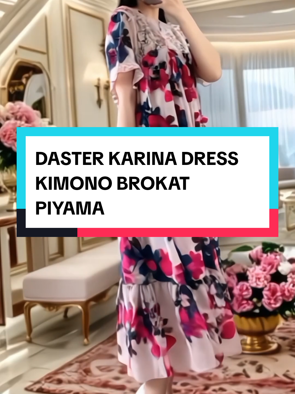DASTER KARINA DRESS KIMONO BROKAT PIYAMA #fyppppppppppppppppppppppp #fyp #xybca