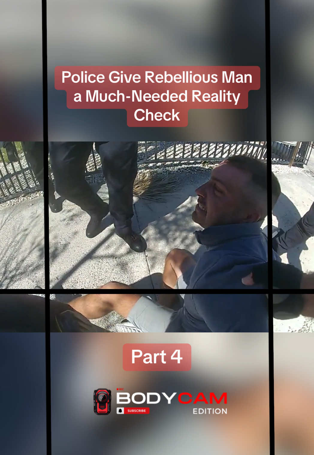 Police Give Rebellious Man a Much-Needed Reality Check Part 4 #bodycam #copsoftiktok #bwc #policeoftiktok #police #policeofficer #fyp 