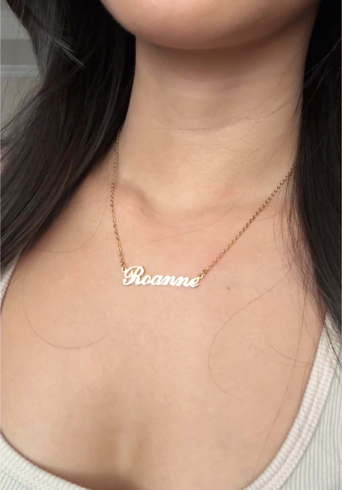 so inlove w my customized necklace💗✨ #necklace #jewelry #gold #goldnecklace #accessories #customizednecklace 