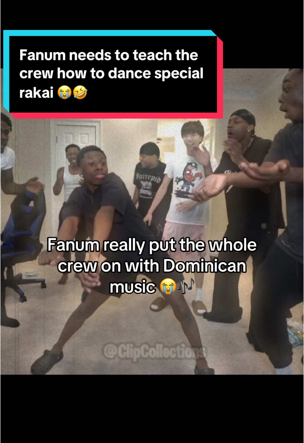 Fanum needs to teach the crew how to dance special rakai 😭🤣 #liltay #rakai #dez #punga #fanum #ray #girlhefunny1x #fyp 