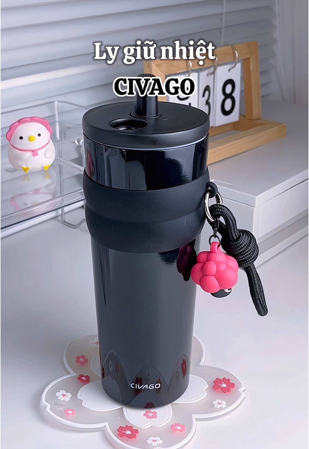 Sắm được em ly giữ nhiệt này siu ưng luôn🥰#lygiunhiet #civago #binhgiunhiet #muataitiktok #trn_trn24 