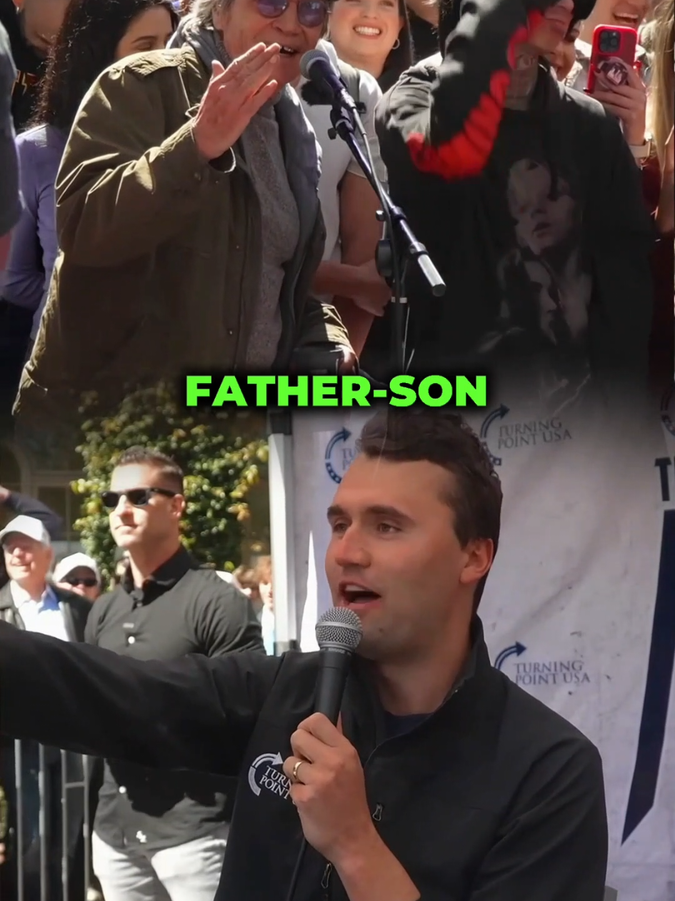 Charlie Kirk talks to a broken family  #charliekirk #kirk #america #debate