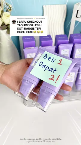 Sekarang SKINTIFIC dah keluarkan sunscreen terbaharu korang! Finishing matte ni memang sesuai untuk orang yang kulit berminyak tau! Jom beli di LIVE sekarang 💜 #skintific #skintificmy #skintificmalaysia #fyp #sunscreenviral #mistsunscreen #viral 
