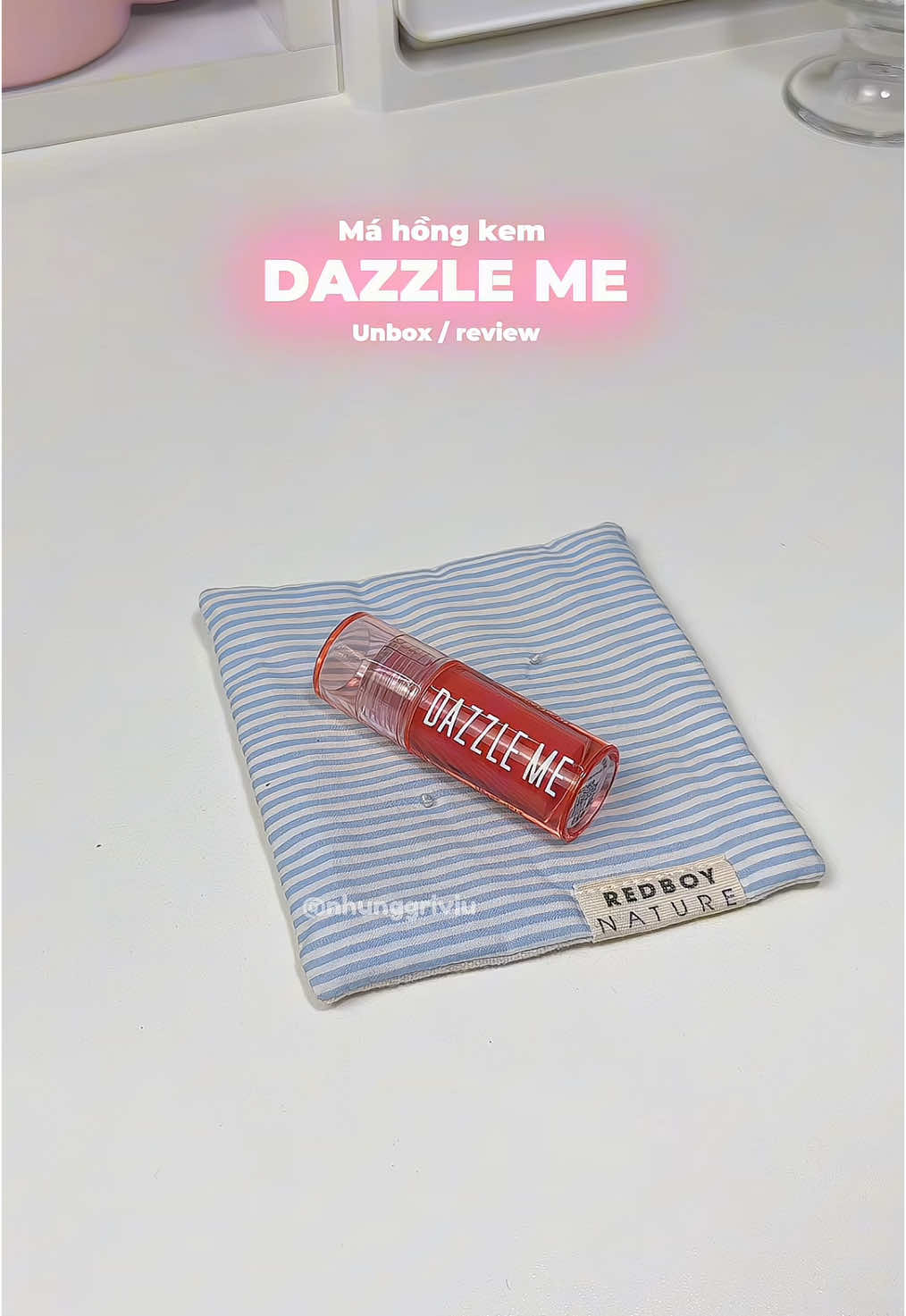 Má hồng kem nhà Dazzle me xinh lắm luôn ✨🥰🫧💄🌸#plushdazzleme #dazzlemevn #mahong #mahongkem #dazzleme 