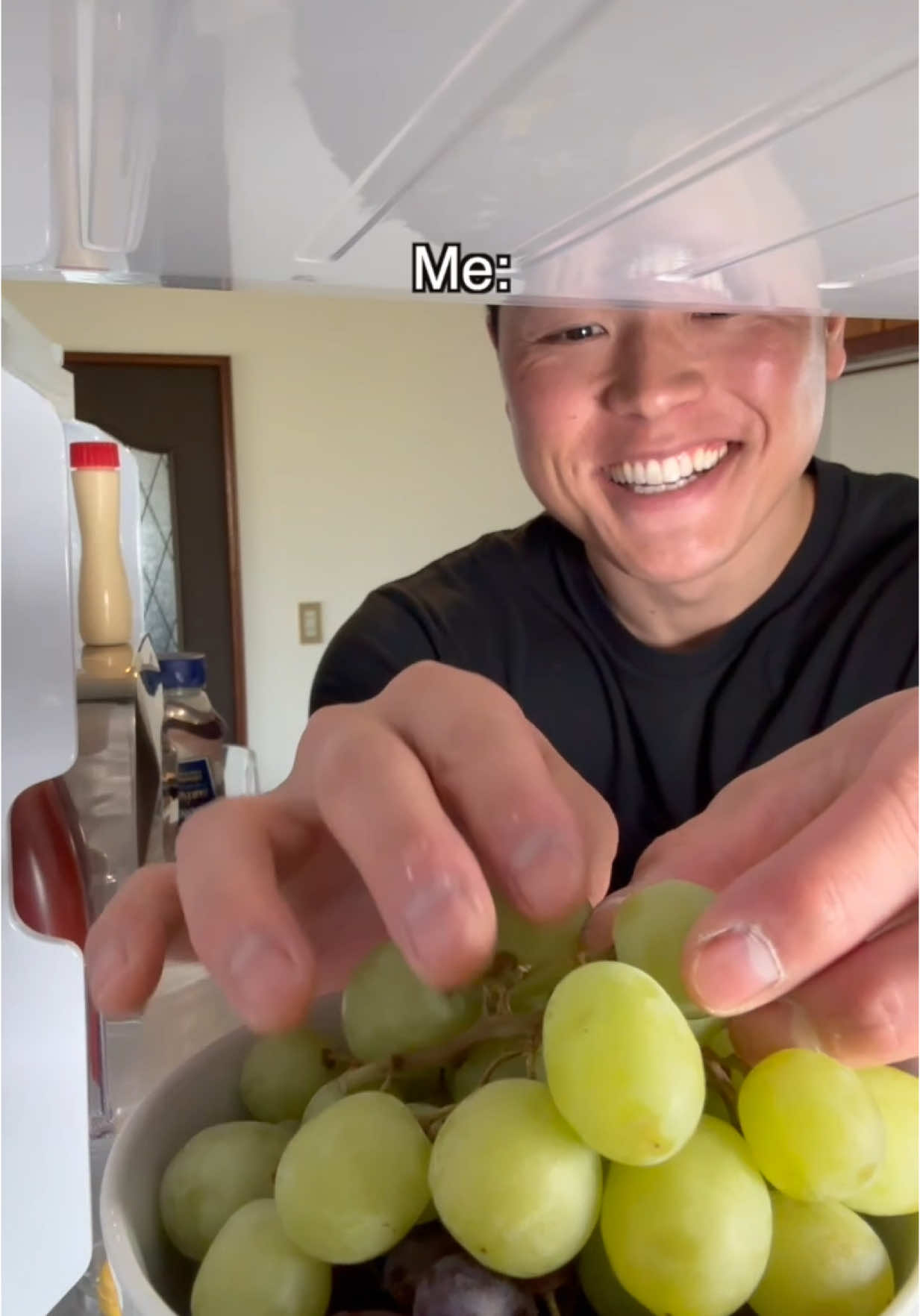 Just me?? 🍇 #tiktokfood