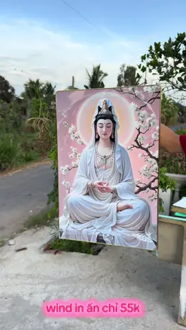Tranh Mẹ Quan Âm Bồ Tát Bên em chăm chút từng chi tiết mang đến cho anh chị bức tranh đẹp #phatphapnhiemmau #loiphatday 